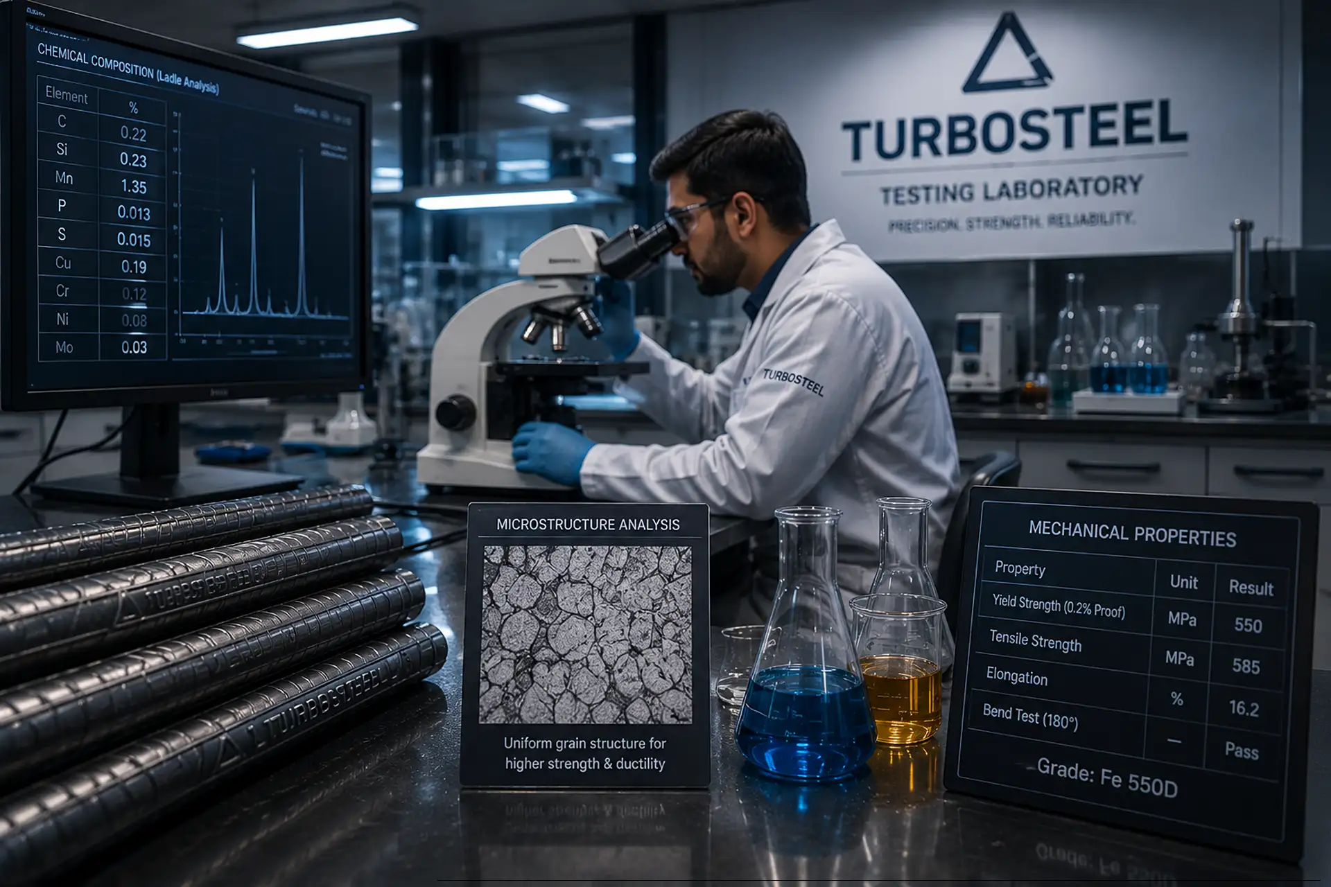 Tensile test sample